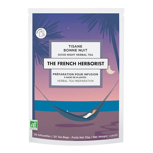 Tisane Bonne Nuit - Préparation Pour Infusion à Base de Plantes, THE FRENCH HERBORIST